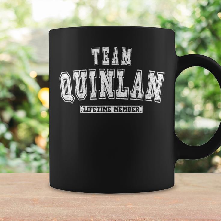 Team Quinlan Lifetime Member Family Last Name Coffee Mug Gifts ideas