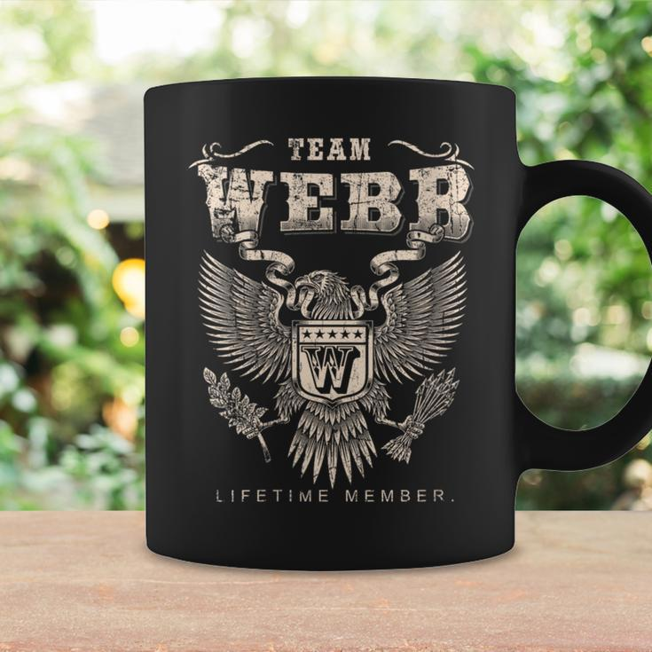 Team Webb Family Name Lifetime Member Coffee Mug Gifts ideas