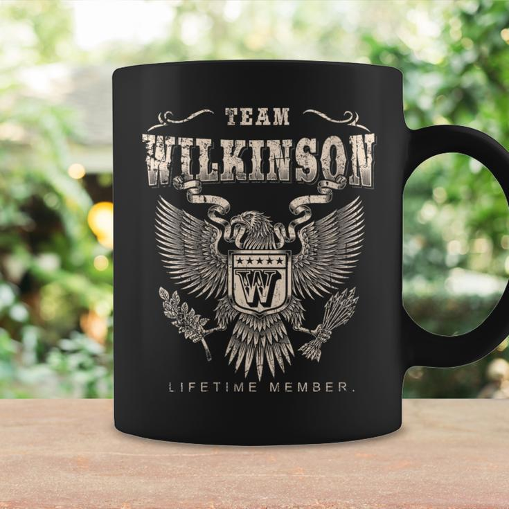 Team Wilkinson Family Name Lifetime Member Coffee Mug Gifts ideas