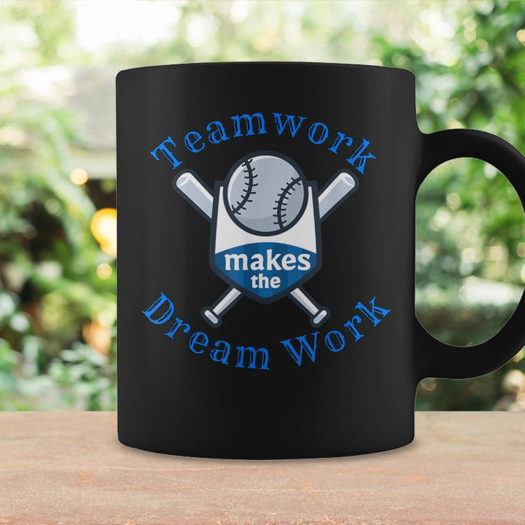 Teamwork Makes The Dream Work Baseball Coffee Mug Gifts ideas
