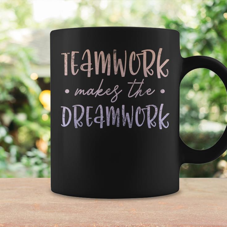 Teamwork Makes The Dreamwork Employee Team Motivation Grunge Coffee Mug Gifts ideas