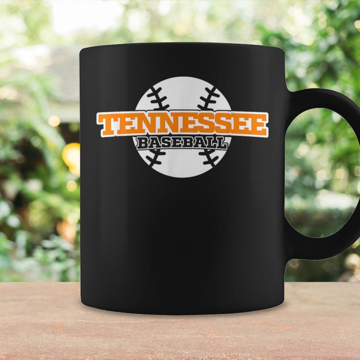 Tennessee Baseball Block Font Coffee Mug Gifts ideas