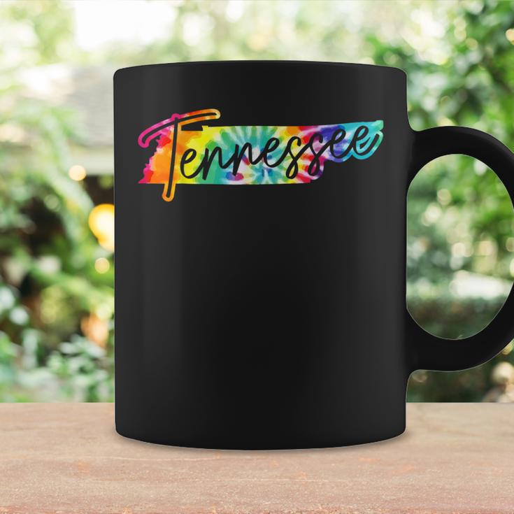 Tennessee Tie Dye State Map Pride Nashville Vintage Retro Coffee Mug Gifts ideas