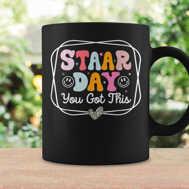 Test Staar Day You Got This Teacher Retro Groovy Testing Day Coffee Mug Gifts ideas
