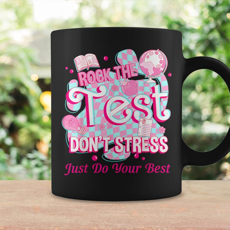 Testing Day Rock The Test Motivational For Teacher Student Coffee Mug Gifts ideas