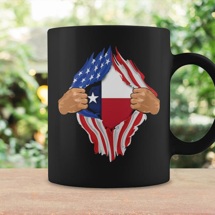 Texas Roots Inside State Flag American Proud Coffee Mug Gifts ideas