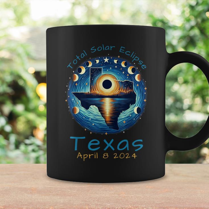 Texas Total Solar Eclipse April 8 2024 Texas Solar Eclipse Coffee Mug Gifts ideas