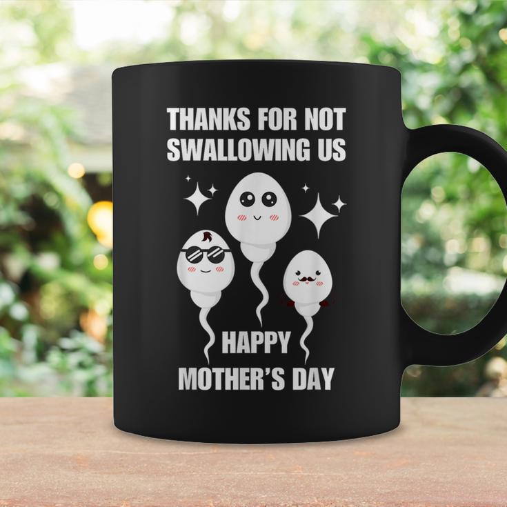 Thanks For Not Swallowing Us Happy Mother's Day Father's Day Coffee Mug Gifts ideas