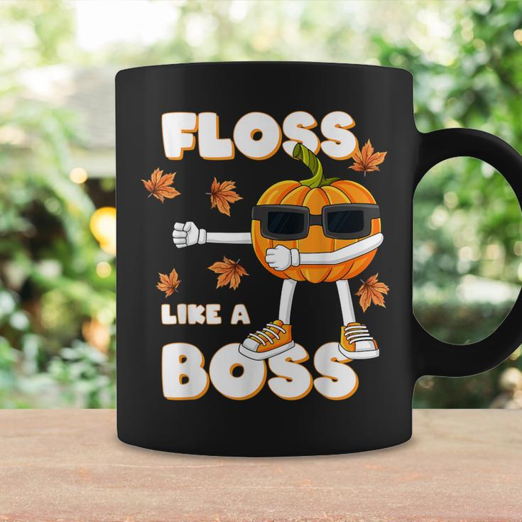 Thanksgiving Floss Like A Boss Pumpkin Boys Girl Kids Coffee Mug Gifts ideas