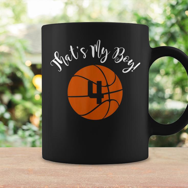 That's My Boy 4 Basketball Player Mom Or Dad Coffee Mug Gifts ideas