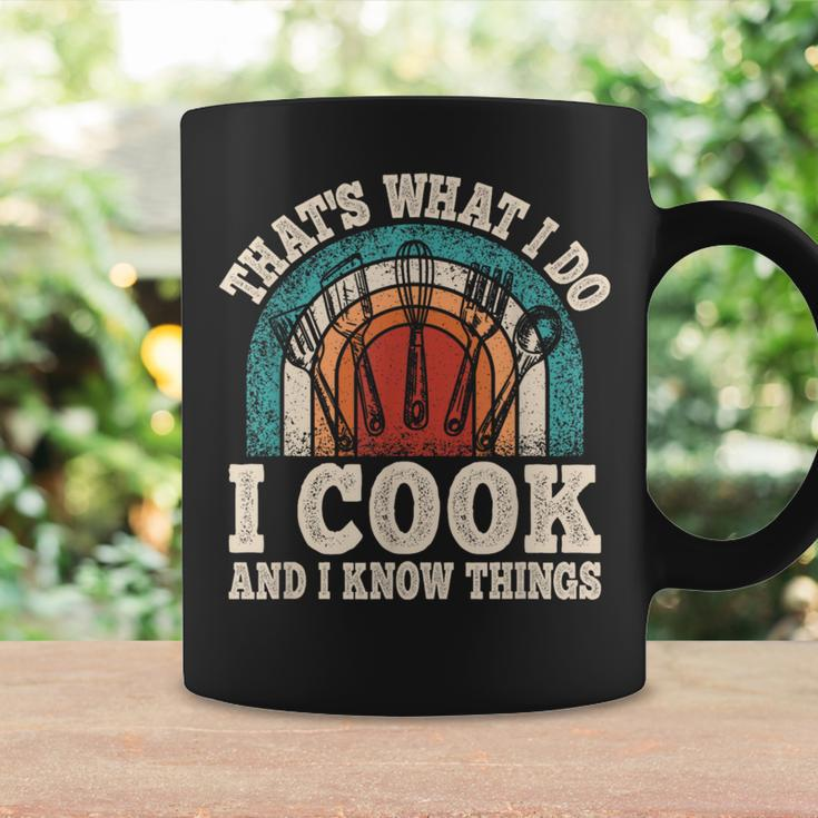That's What I Do I Cook And I Know Things Cooking Coffee Mug Gifts ideas