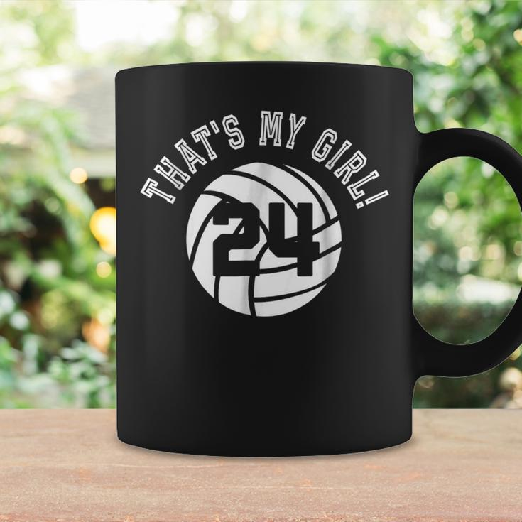 That's My Girl 24 Volleyball Player Mom Or Dad Coffee Mug Gifts ideas