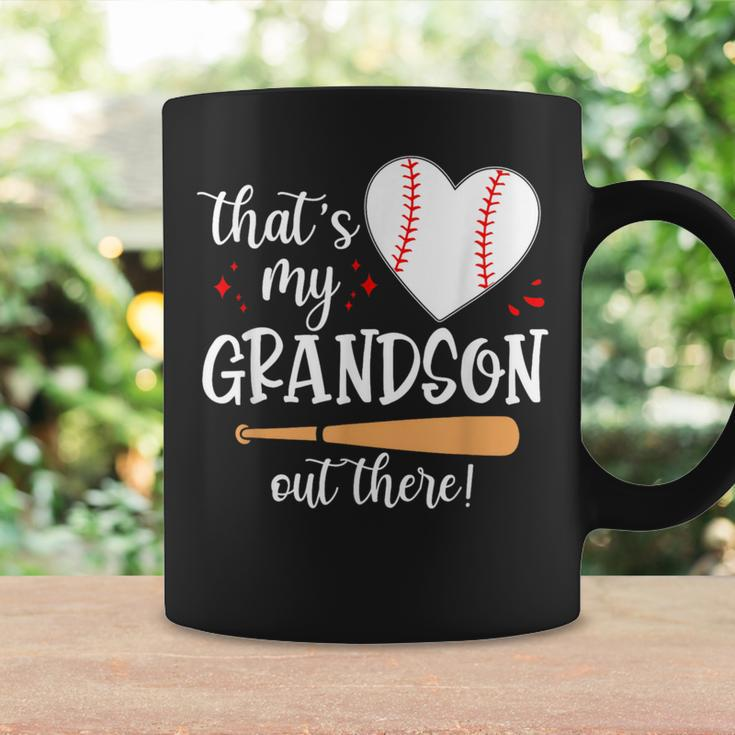 Thats My Grandson Out There Baseball Grandma Mom Coffee Mug Gifts ideas