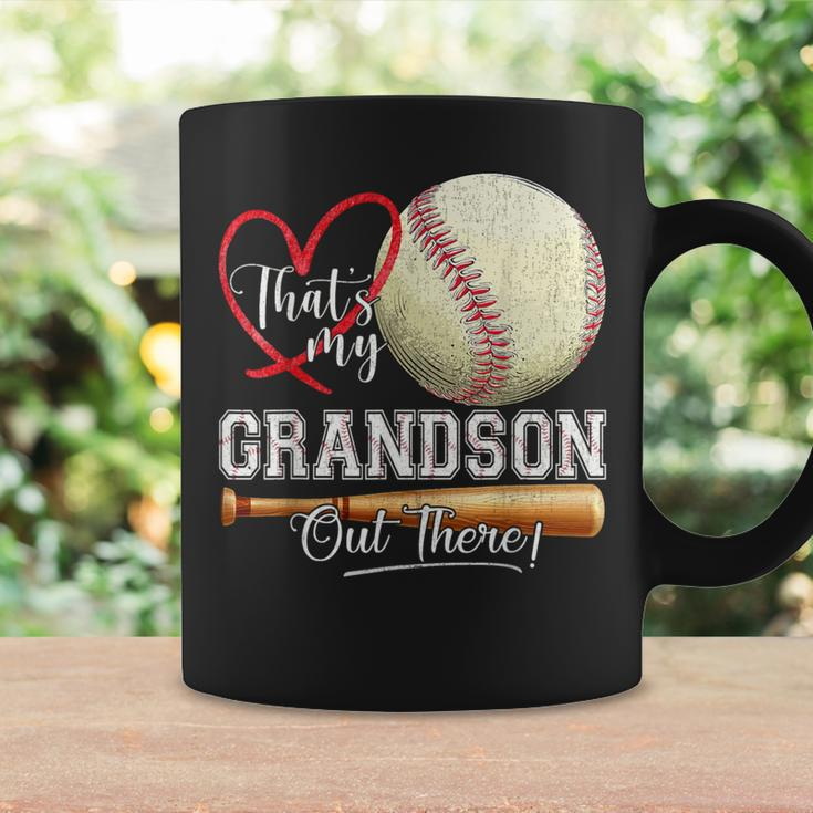 That's My Grandson Out There Baseball Grandma Mother's Day Coffee Mug Gifts ideas