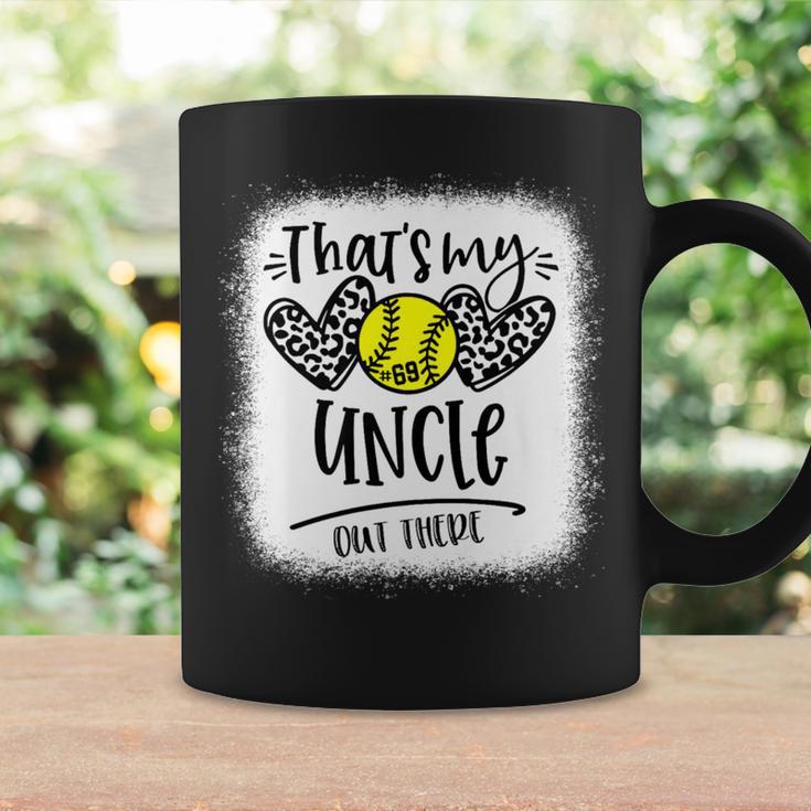 That's My Uncle Out There Number 69 Softball For Nephew Coffee Mug Gifts ideas