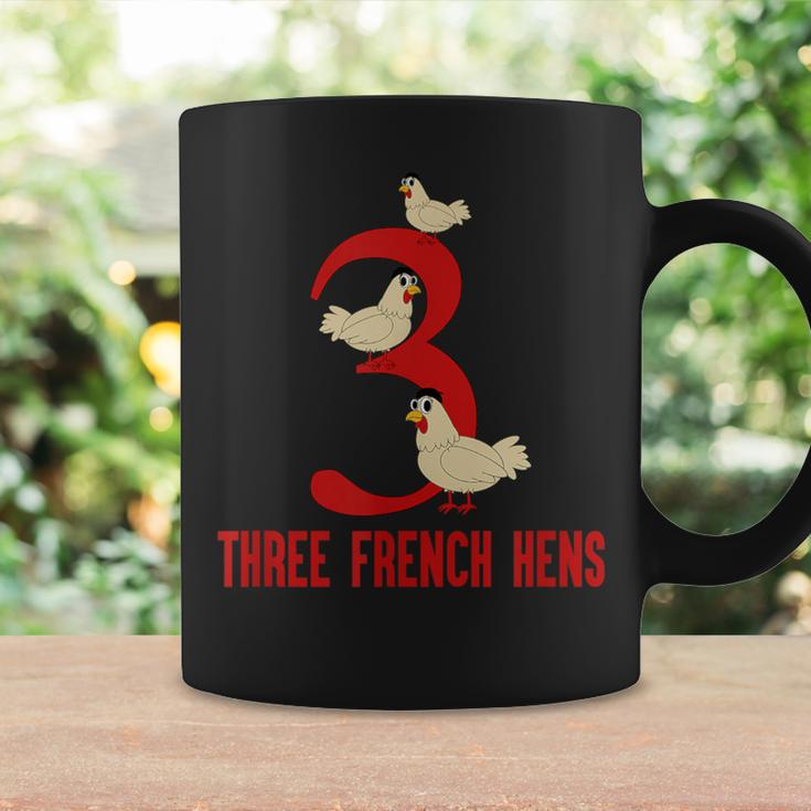 Three French Hens Song 12 Days Christmas Coffee Mug Gifts ideas