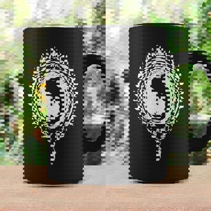 Tiburón Ballena Tatuaje Polinesio Taza de café Ideas de regalos