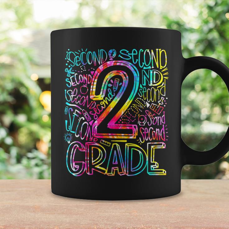 Tie Dye 2Nd Grade Typography Team Second Grade Teacher Coffee Mug Gifts ideas