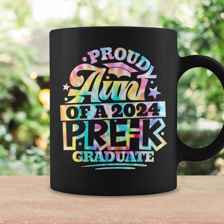 Tie Dye Proud Aunt Of Pre-K Graduate 2024 Graduation Coffee Mug Gifts ideas