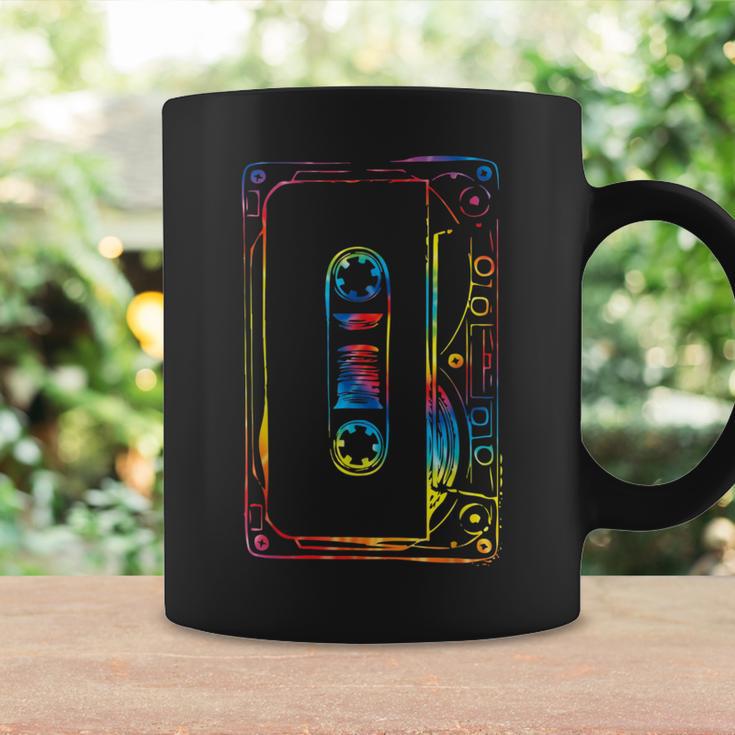 Tie Dye Retro Mixtape 80'S Blank Cassette Tape Coffee Mug Gifts ideas