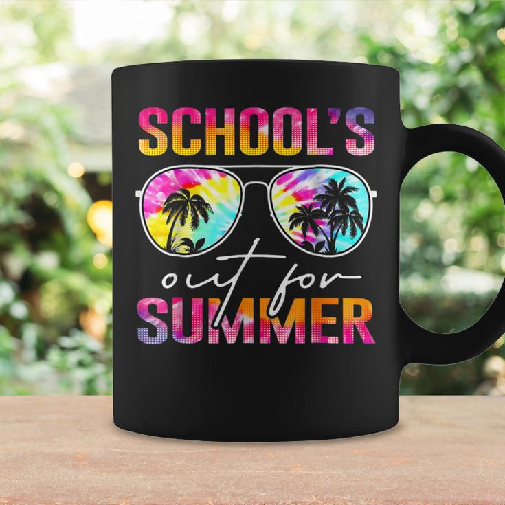 Tie Dye Schools Out For Summer Last Day Of School Teacher Coffee Mug Gifts ideas