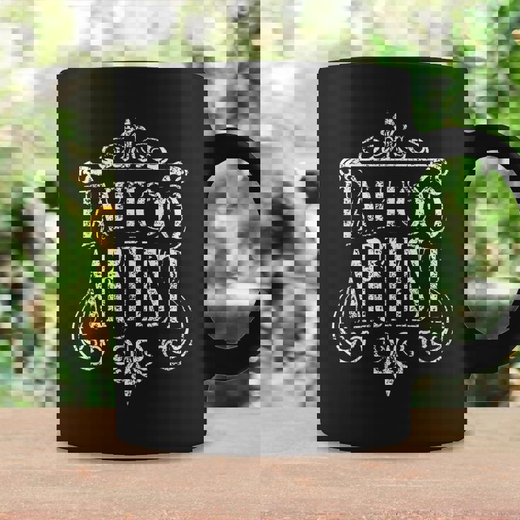 Tinta De Trabajo De Arte Del Artista Del Tatuaje Taza de café Ideas de regalos