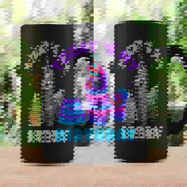 Todays My Birthday Llama Boy Family Party Decorations Coffee Mug Gifts ideas