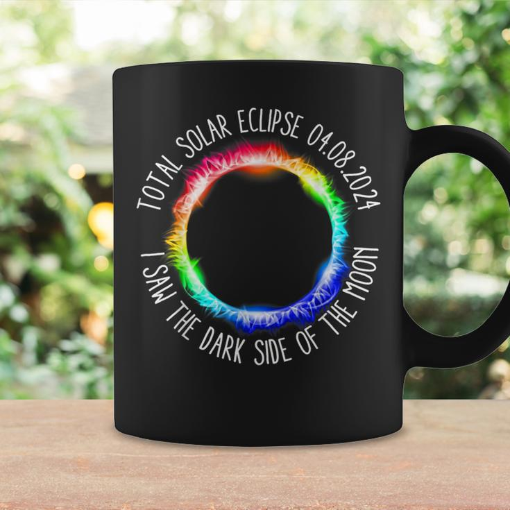 Total Solar Eclipse 04 08 2024 I Saw The Dark Sided The Moon Coffee Mug Gifts ideas