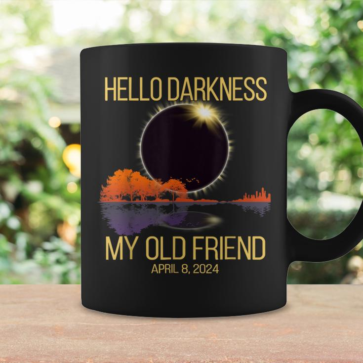Total Solar Eclipse 040824 Hello Darkness My Old Friend Coffee Mug Gifts ideas