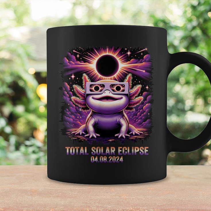 Total Solar Eclipse 2024 Axolotl Wearing Glasses Astronomy Coffee Mug Gifts ideas