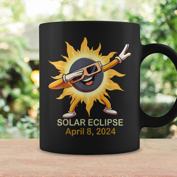 Total Solar Eclipse 2024 Cute Solar Eclipse Dabbing Coffee Mug Gifts ideas