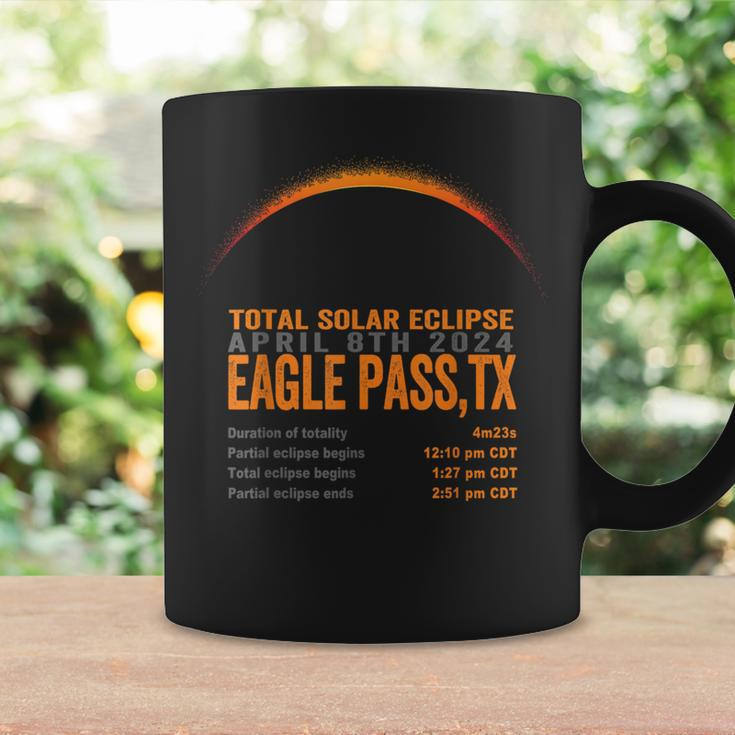 Total Solar Eclipse 2024 Eagle Pass Texas Path Of Totality Coffee Mug Gifts ideas