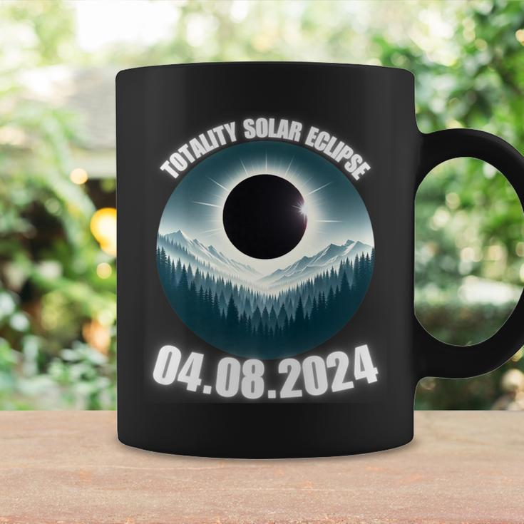 Total Solar Eclipse 2024 Path Of American Mountains View Ar Coffee Mug Gifts ideas