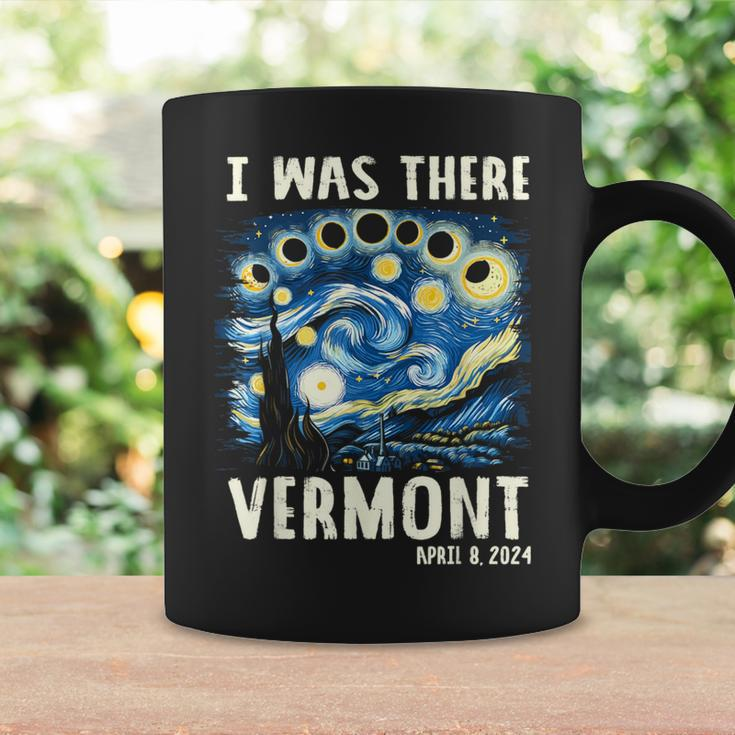Total Solar Eclipse 2024 Vermont Starry Night Painting Coffee Mug Gifts ideas