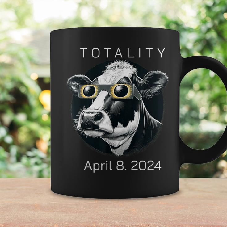 Total Solar Eclipse April 8 2024 Cow Watching Solar Eclipse Coffee Mug Gifts ideas
