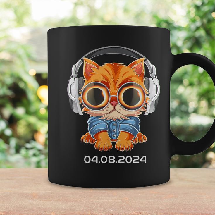 Total Solar Eclipse April 8 2024 Totality Cat Eclipse Coffee Mug Gifts ideas