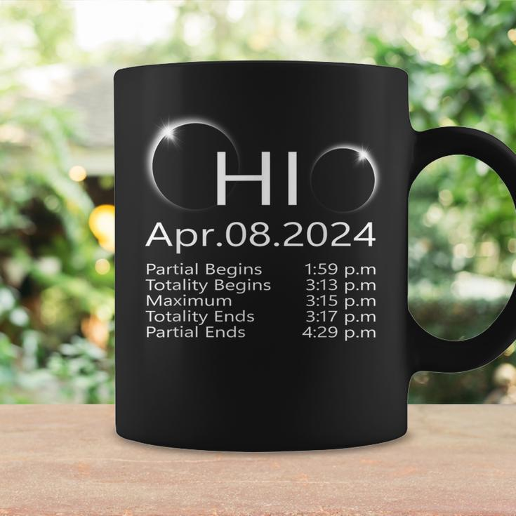 Total Solar Eclipse April 8 2024 Totality Ohio Schedule Time Coffee Mug Gifts ideas