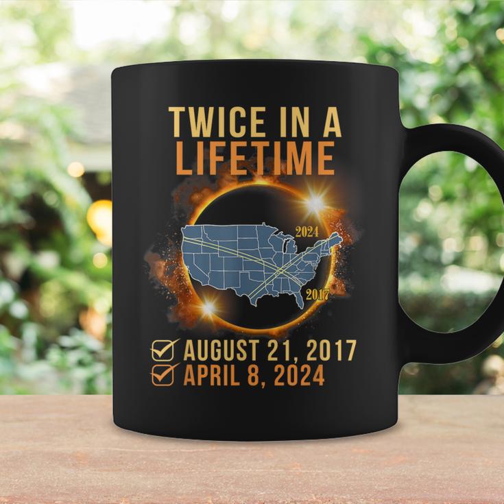 Total Solar Eclipse Clothing Twice In Lifetime April 8 2024 Coffee Mug Gifts ideas