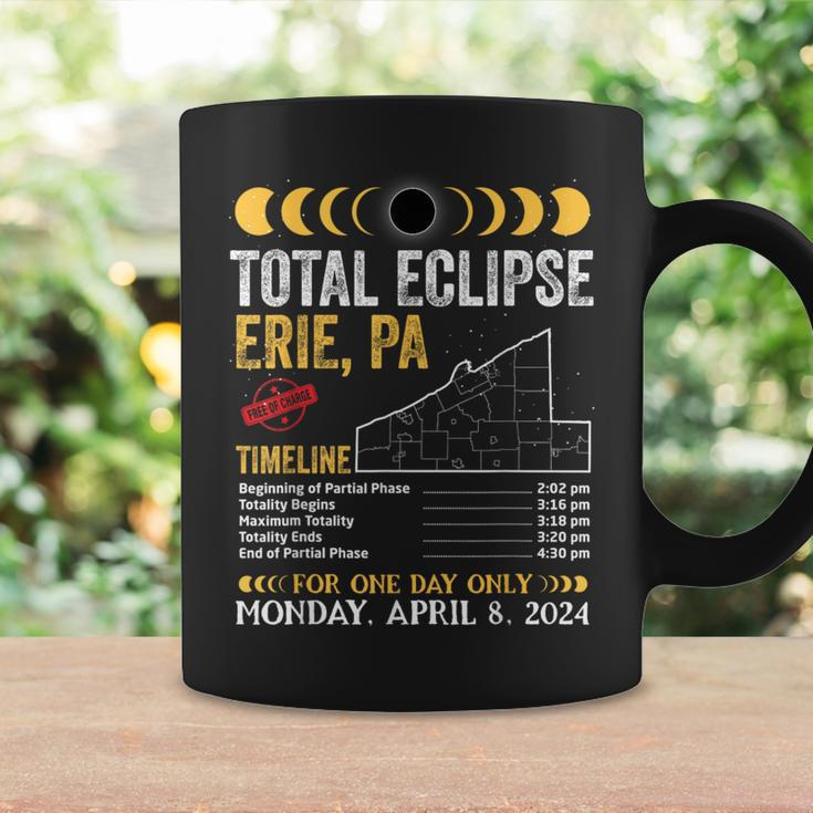 Total Solar Eclipse Path 2024 Erie Pennsylvania Pa Totality Coffee Mug Gifts ideas