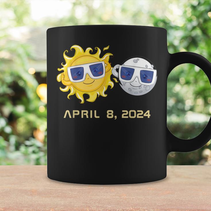Total Solar Eclipse Sun And Moon 8 April 2024 Coffee Mug Gifts ideas