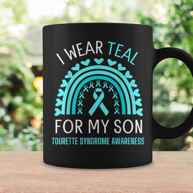 Tourette Syndrome Awareness Month Ich Trage Blaugrün Für Meinen Sohn Tassen Geschenkideen