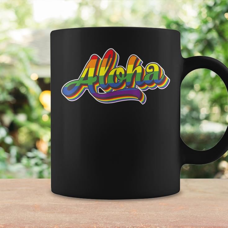 Traditional Gay Lgbtq Hawaii Aloha Beach Gay Pride Coffee Mug Gifts ideas