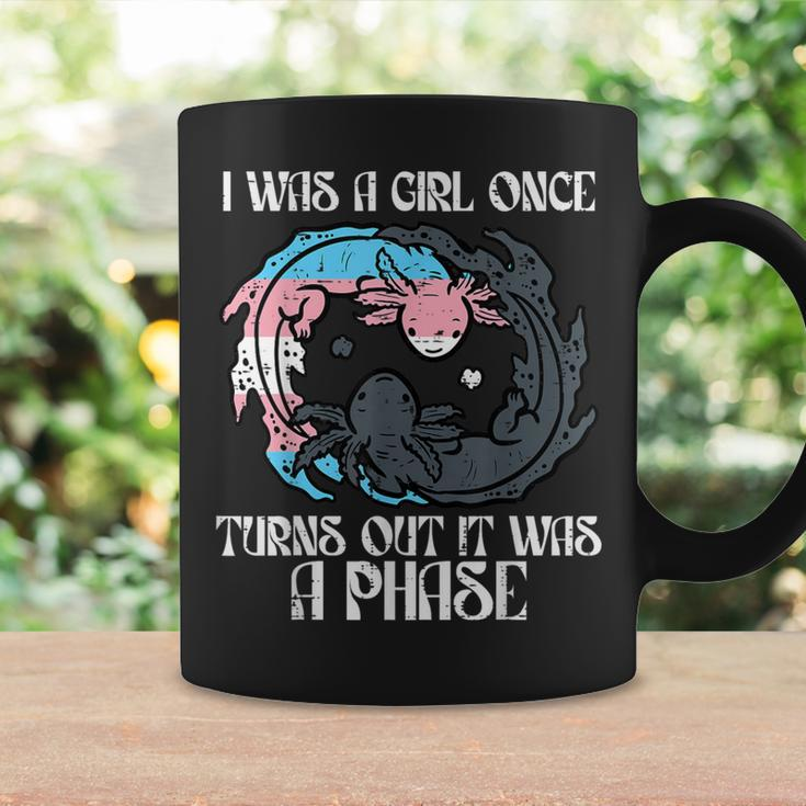 Transgender I Was Girl Once Just A Phase Trans Pride Lgbtq Coffee Mug Gifts ideas