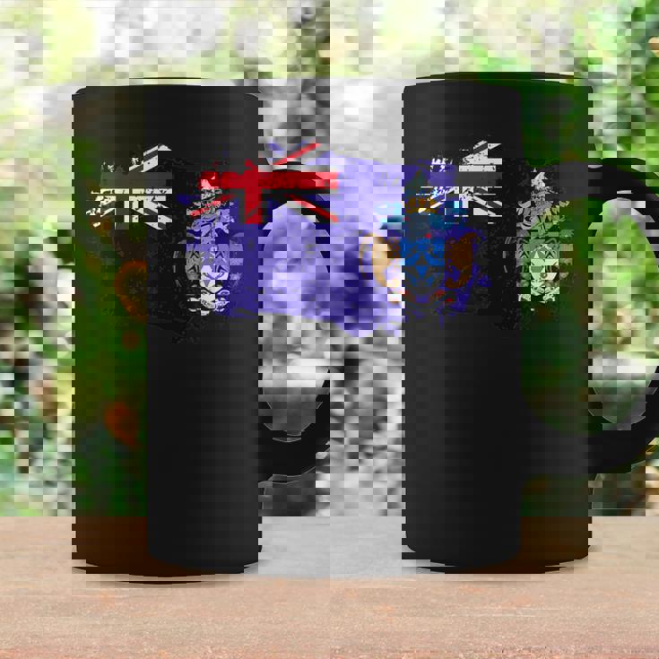 Tristan Da Cunha Bandera Grunge Country Flag Tristan Da Cunha Taza de café Ideas de regalos