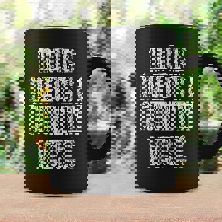 Trucks Cowboys Country Music Country Southern Coffee Mug Gifts ideas