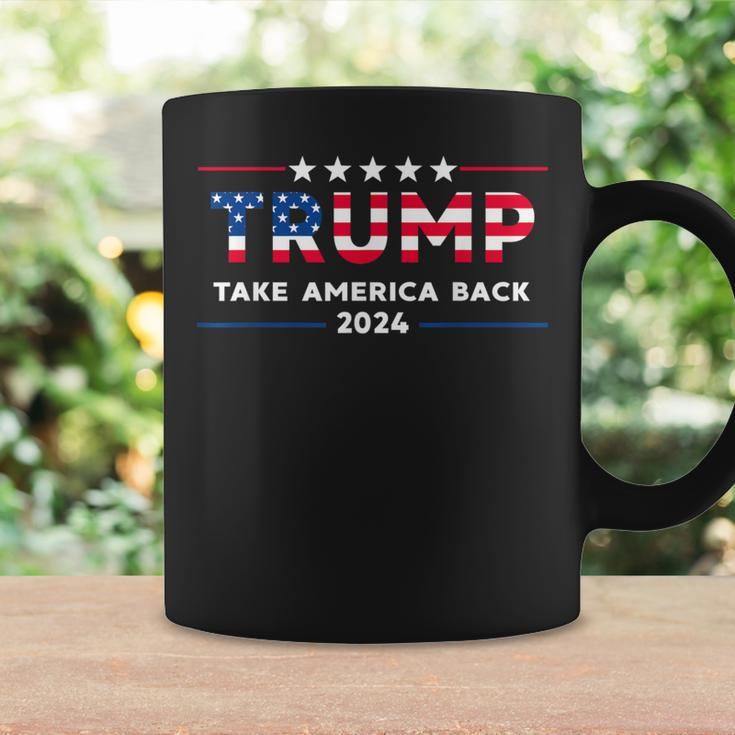 Trump 2024 Take America Back American Flag Trump 2024 Coffee Mug Gifts ideas