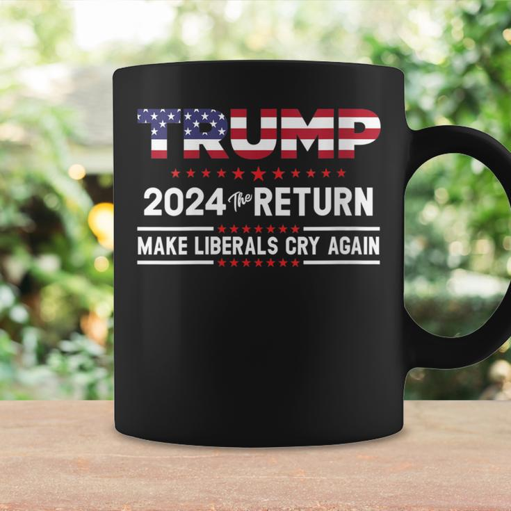 Trump 2024 The Return Make Liberals Cry Again Coffee Mug Gifts ideas