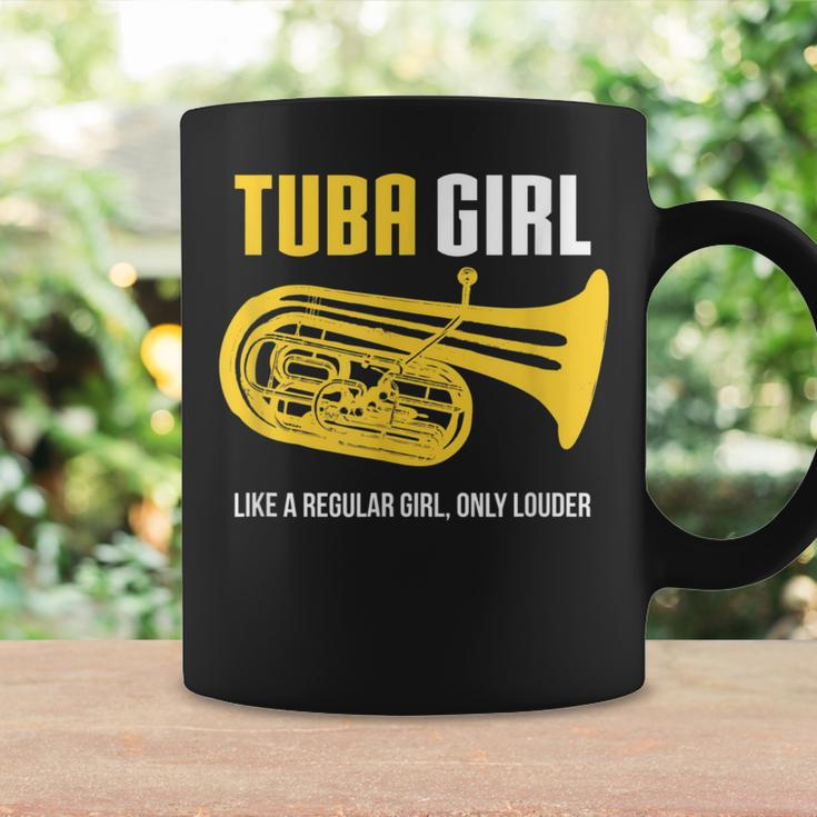 Tuba Girl Cute Marching Band Coffee Mug Gifts ideas