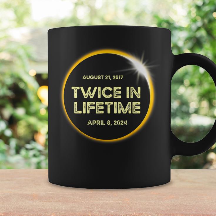 Twice In A Lifetime Solar Eclipse 2024 Total Eclipse Coffee Mug Gifts ideas