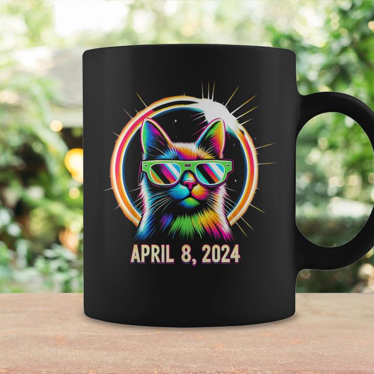 Twice In A Lifetime Total Solar Eclipse 2024 Cat Coffee Mug Gifts ideas